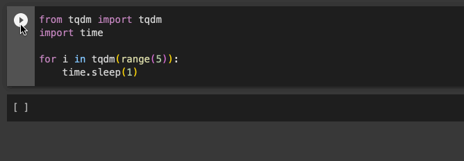Python Progress bar Example using for loop